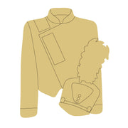 Design By Line Round MDF Cutout Marching Band Silhouette - Unfinished For DIY