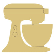 Design By Line Stand Mixer MDF Cutout Kitchen Appliance Silhouette - Unfinished For DIY