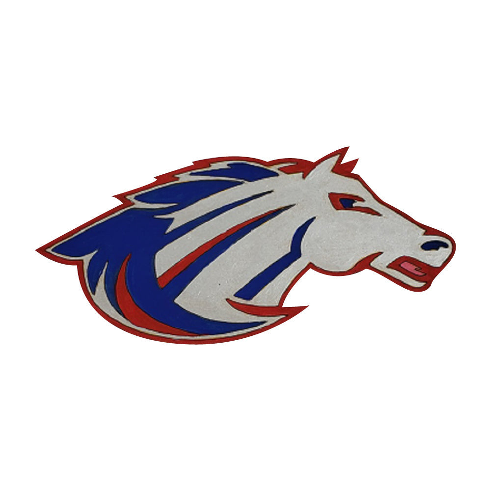 Design By Line Horse Head MDF Cutout Mustang Silhouette - Unfinished For DIY