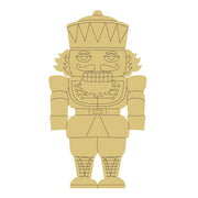 Design By Line Nutcracker MDF Cutout Classic Silhouette - Unfinished For DIY