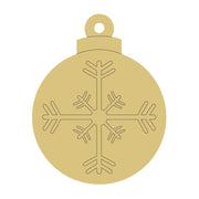 Design By Line Ornament MDF Cutout Snowflake - Unfinished For DIY