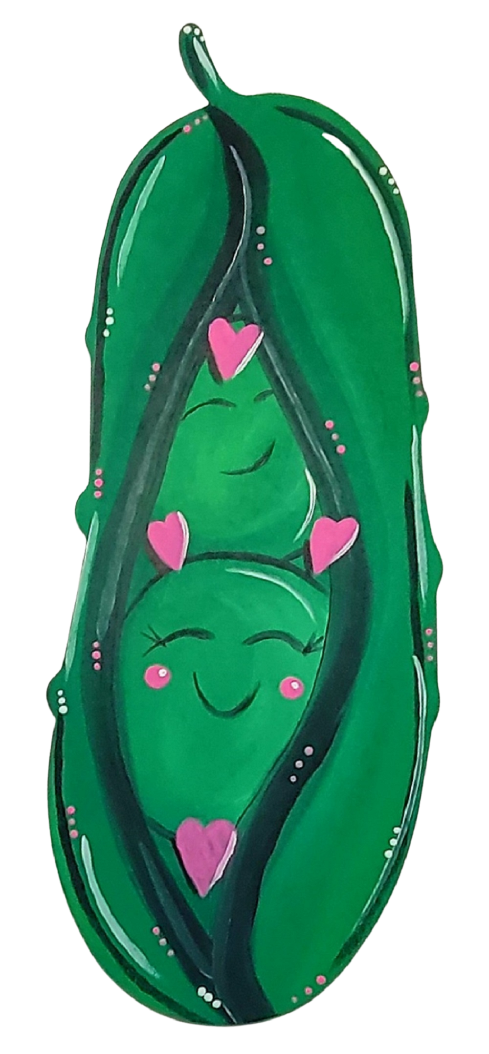 Basic Shape Pickle MDF Cutout Dill Pickle Silhouette - Unfinished For DIY