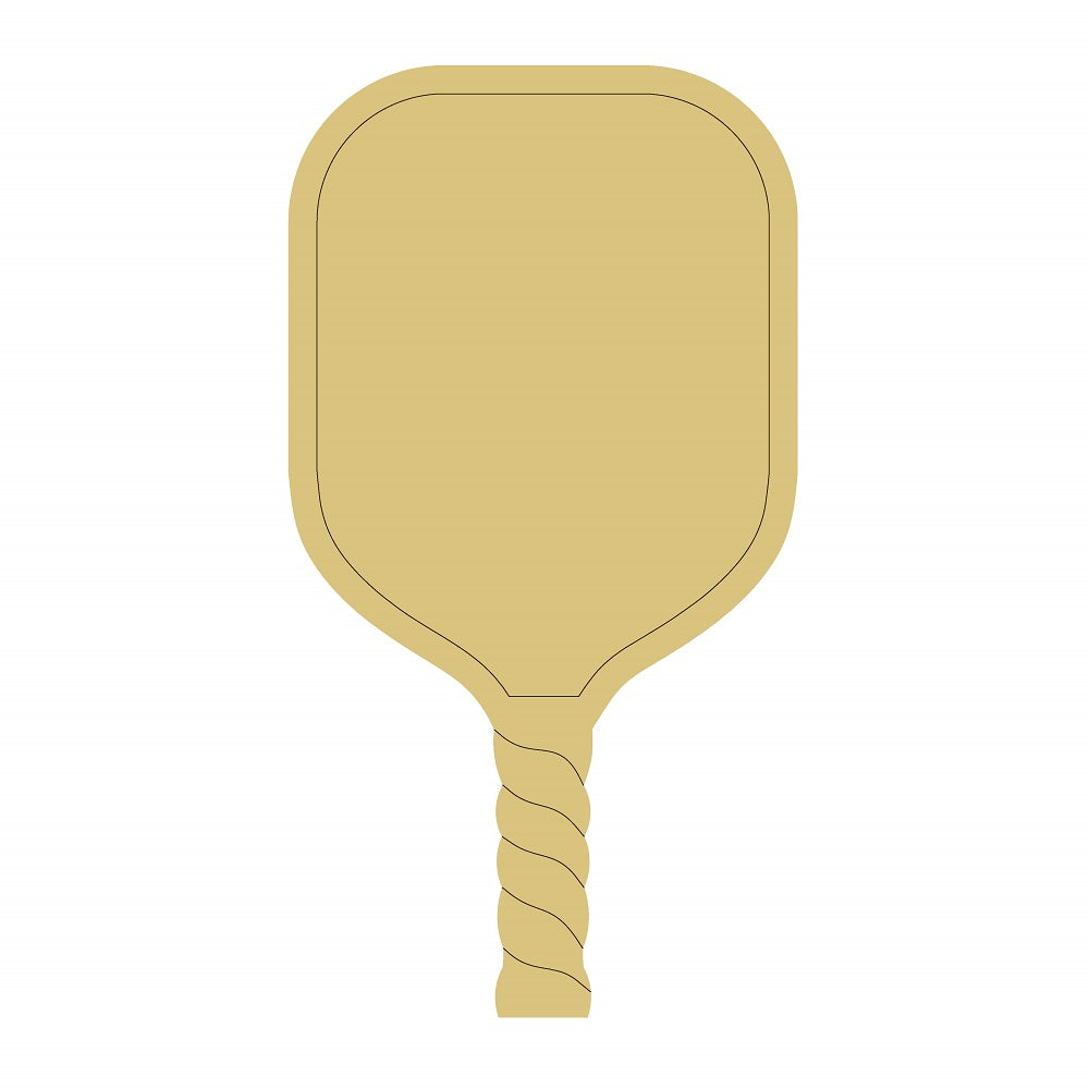 Design By Line Pickleball Unfinished Wood Cutout Style 1 Art 1