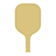 Design By Line Paddle MDF Cutout Pickleball Silhouette - Unfinished For DIY