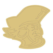 Design By Line Pirate MDF Cutout Silhouette - Unfinished For DIY