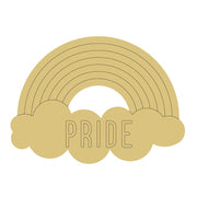 Design By Line Rainbow MDF Cutout Pride - Unfinished For DIY