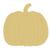 Design By Line Pumpkin MDF Cutout Silhouette - Unfinished For DIY