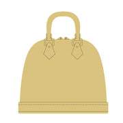 Design By Line Purse MDF Cutout Silhouette With Handles - Unfinished For DIY