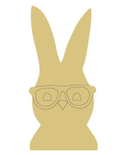 Design By Line Bunny MDF Cutout Glasses Silhouette - Unfinished For DIY
