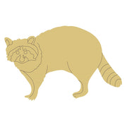 Design By Line Raccoon MDF Cutout Walking Silhouette - Unfinished For DIY