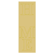 Design By Line Rectangle MDF Cutout HOME - Unfinished For DIY