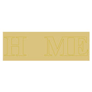 Design By Line Rectangle MDF Cutout Home Letters Outline - Unfinished For DIY