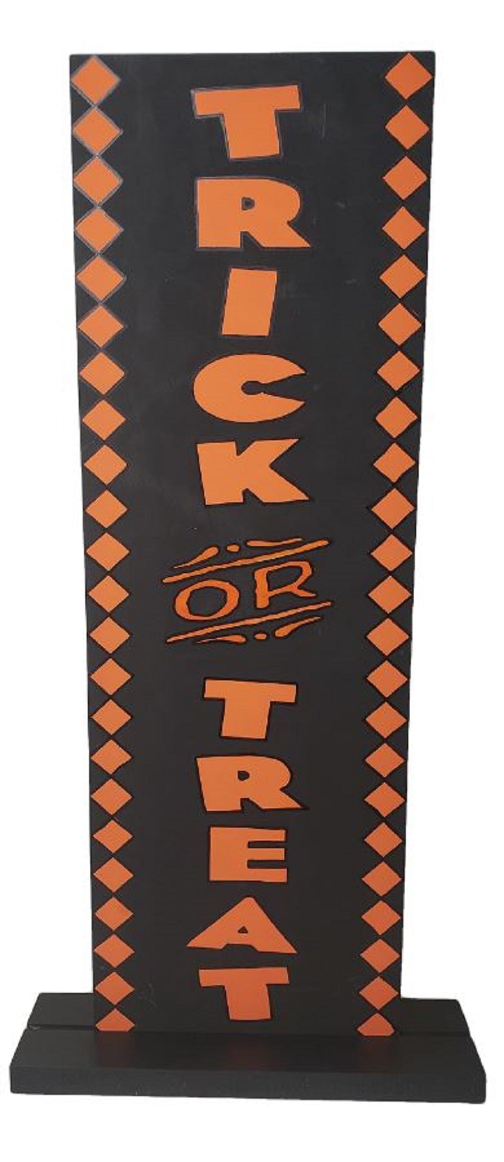 Design By Line Rectangle MDF Cutout Trick Or Treat - Unfinished For DIY