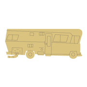 Design By Line RV MDF Cutout Motorhome Silhouette - Unfinished For DIY