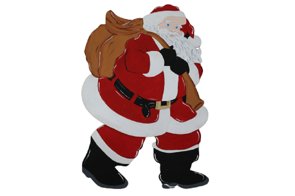 Design By Line Santa MDF Cutout - Unfinished For DIY