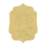 Design By Line Scarecrow  MDF Cutout Silhouette - Unfinished For DIY