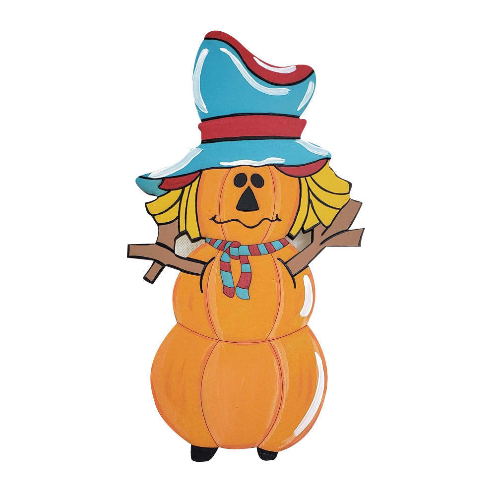 3D Design By Line Scarecrow MDF Cutout Fall Decor - Unfinished For DIY
