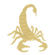 Design By Line Scorpion MDF Cutout  Silhouette - Unfinished For DIY