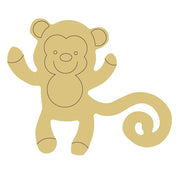 Design By Line Monkey MDF Cutout Line-Engraved - Unfinished For DIY