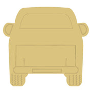 Design By Line Truck MDF Cutout Front Silhouette - Unfinished For DIY