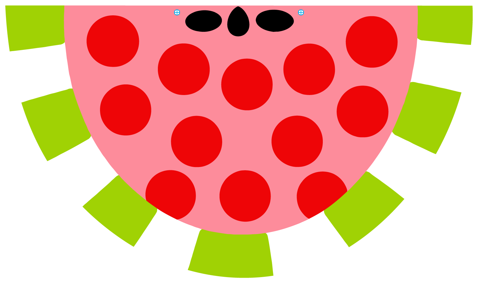 Molly Cummings (DOOR MATS BY MOLLY) WATERMELLON