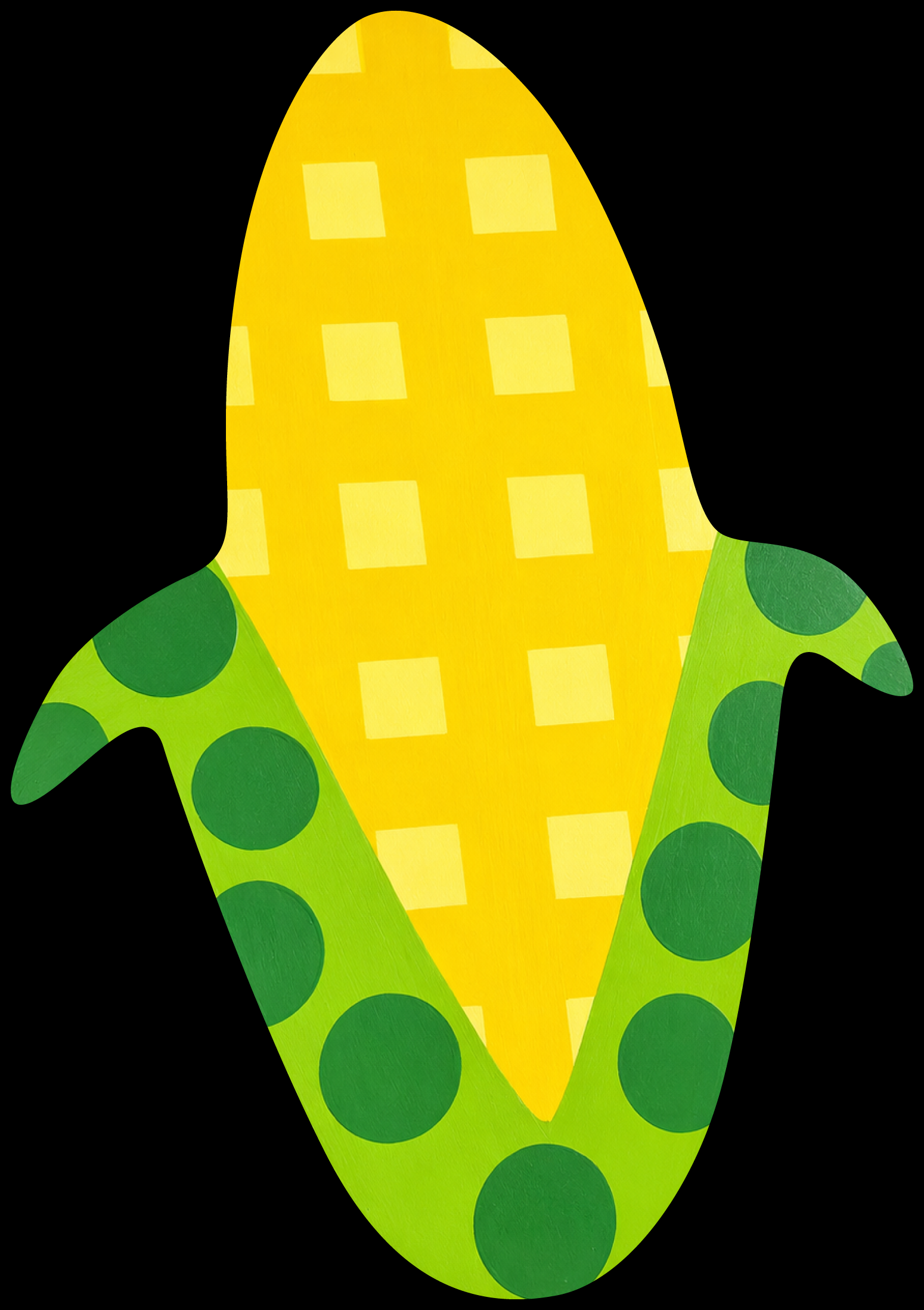 Molly Cummings (DOOR MATS BY MOLLY) EAR OF CORN WITH HUSK