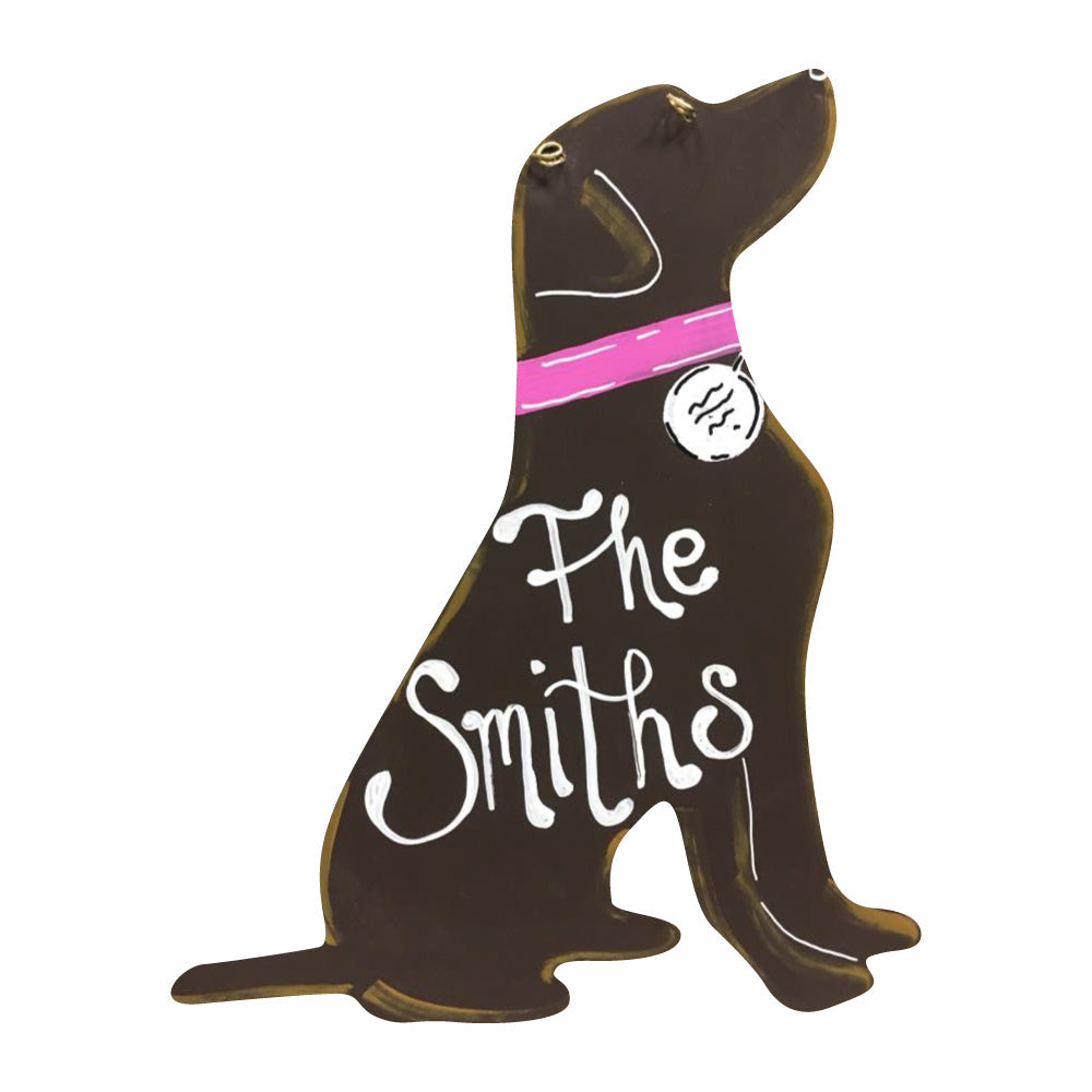 Basic Shape Dog MDF Cutout Silhouette Style 1 - Unfinished For DIY