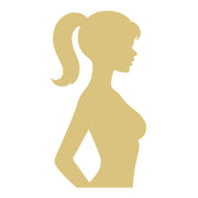 Basic Shape Doll  MDF Cutout – Unfinished Craft Blank for DIY Decor & Door Hangers