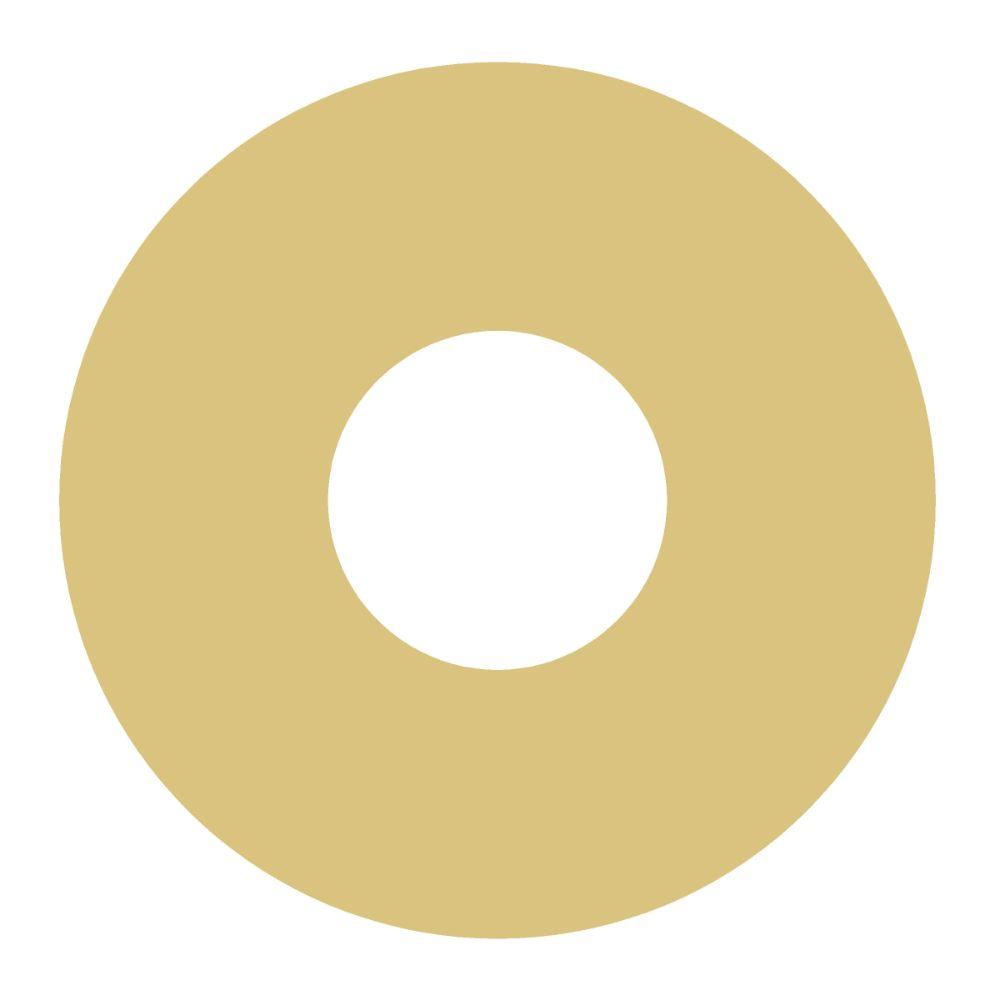 Basic Shape Donut MDF Cutout Silhouette - Unfinished For DIY