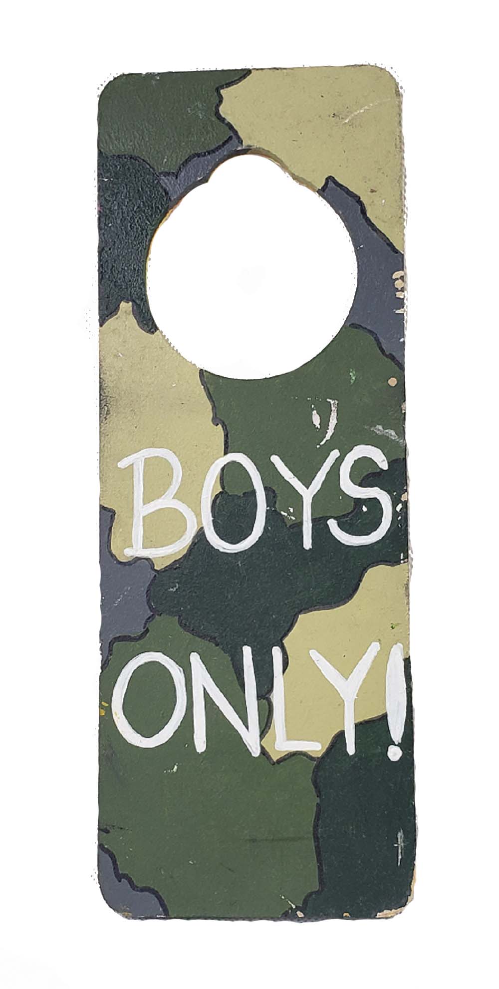 Basic Shape Door Hanger MDF Cutout Circle Cutout - Unfinished For DIY