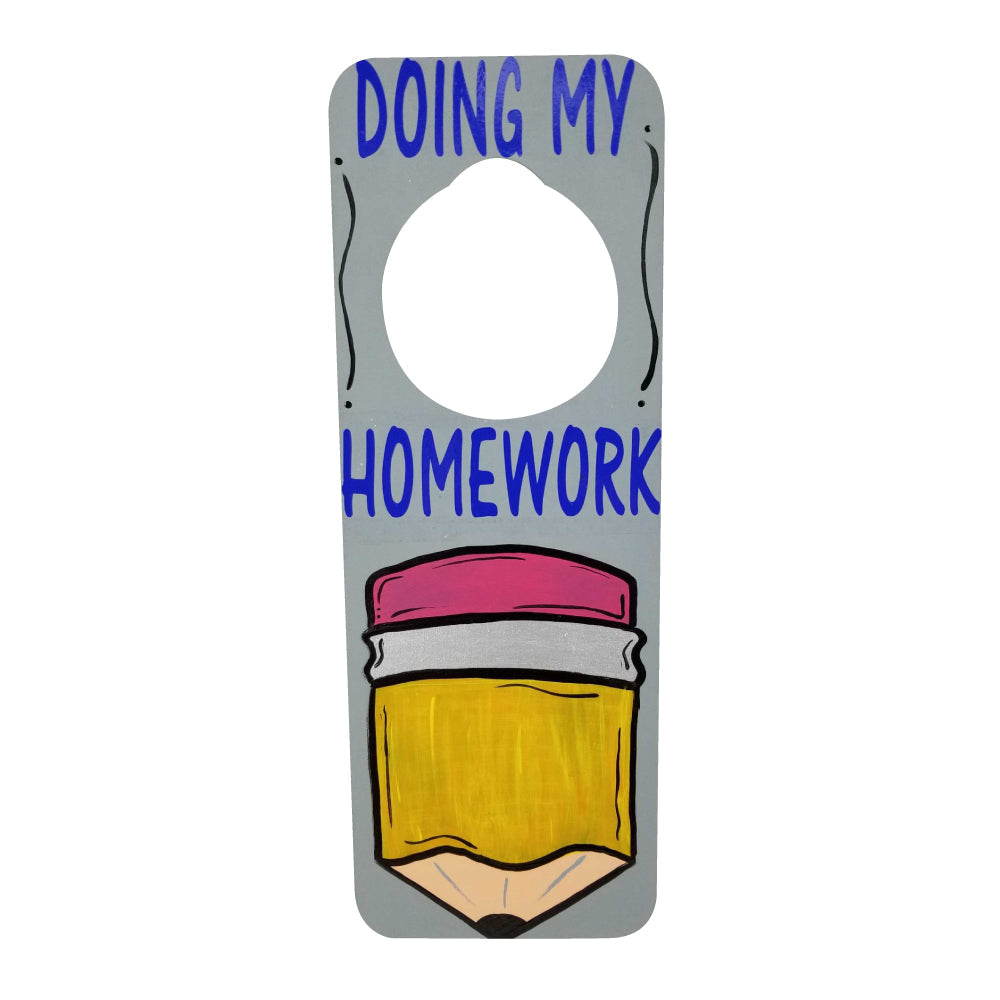 Basic Shape Door Hanger MDF Cutout Circle Cutout - Unfinished For DIY