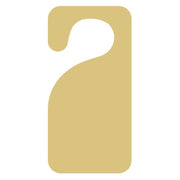 Basic Shape Door Hanger MDF Cutout Silhouette Style 3 - Unfinished For DIY