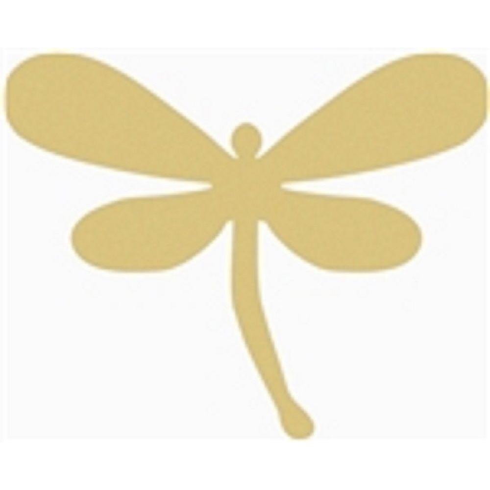 Basic Shape Dragonfly MDF Cutout Silhouette Style 2 - Unfinished For DIY