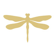 Basic Shape Dragonfly MDF Cutout Realistic Silhouette - Unfinished For DIY