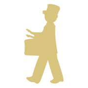Basic Shape Drummer MDF Cutout Silhouette - Unfinished For DIY