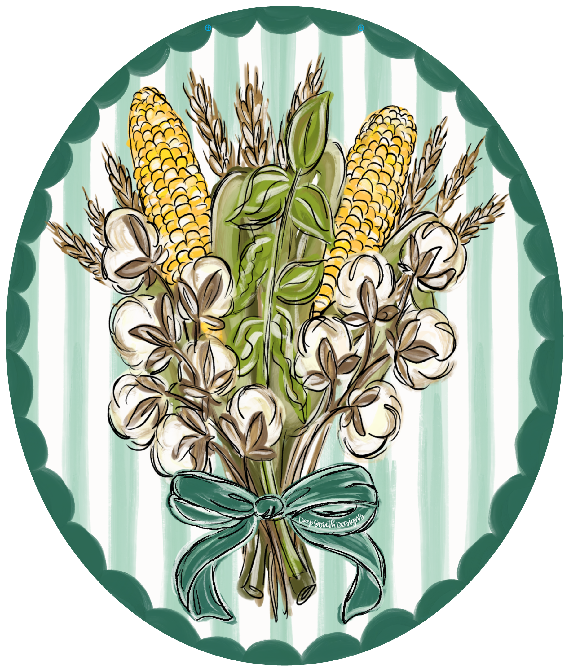 JOHNATHAN STEGALL CORN STALKS AND COTTON