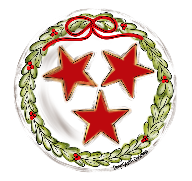 JOHNATHAN STEGALL WREATH WITH 3 STARS