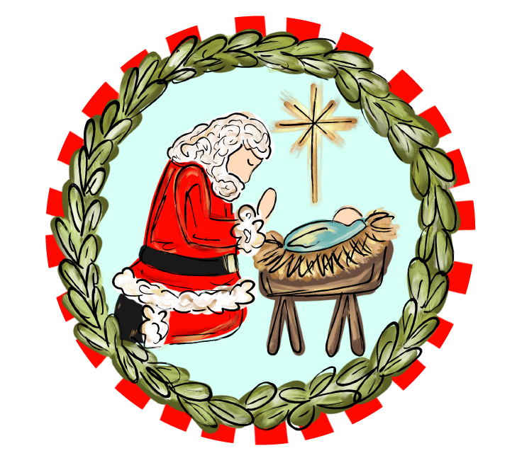 JOHNATHAN STEGALL SANTA AND JESUS