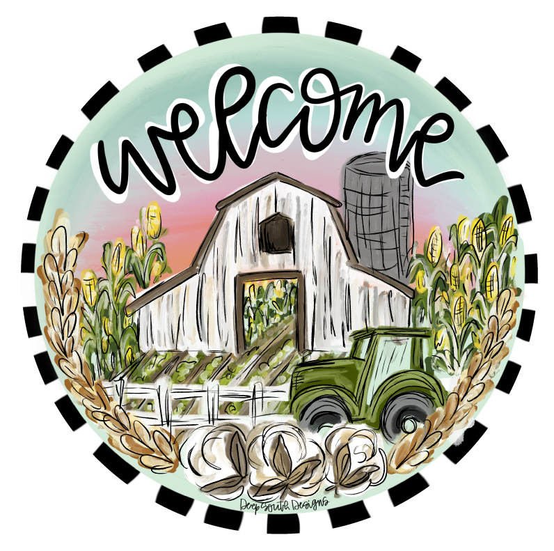 JOHNATHAN STEGALL WELCOME BARN WITH TRACTOR