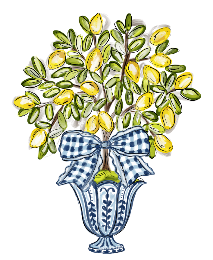JOHNATHAN STEGALL LEMON TREE IN VASE