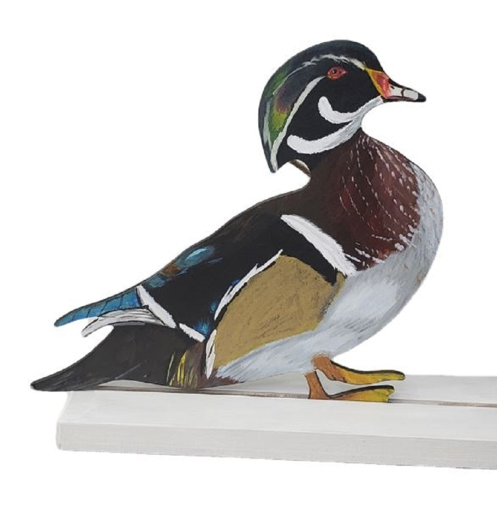 Basic Shape Duck MDF Cutout Duck Silhouette Style 1 - Unfinished For DIY