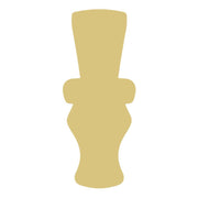 Basic Shape Duck Call MDF Cutout Duck Call Silhouette - Unfinished For DIY