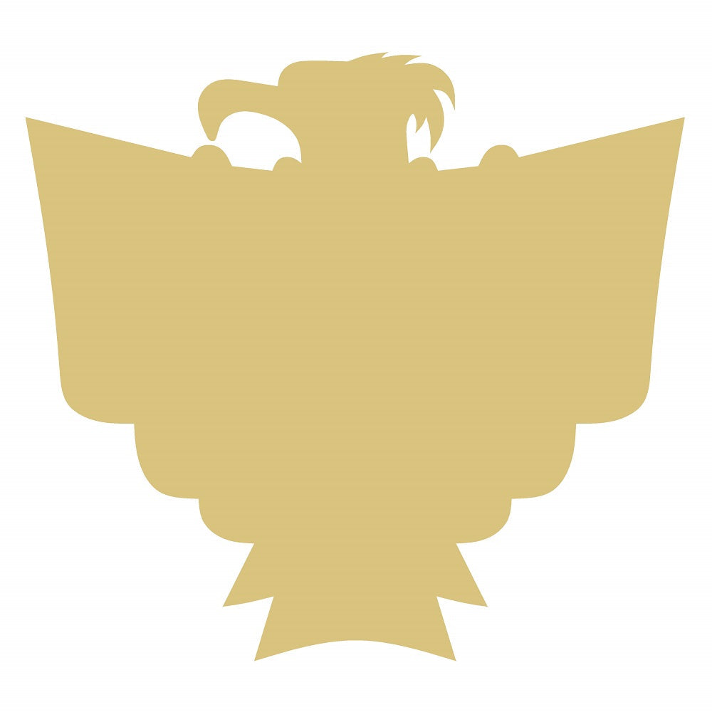 Basic Shape Eagle MDF Cutout Eagle Silhouette Style 12 - Unfinished For DIY