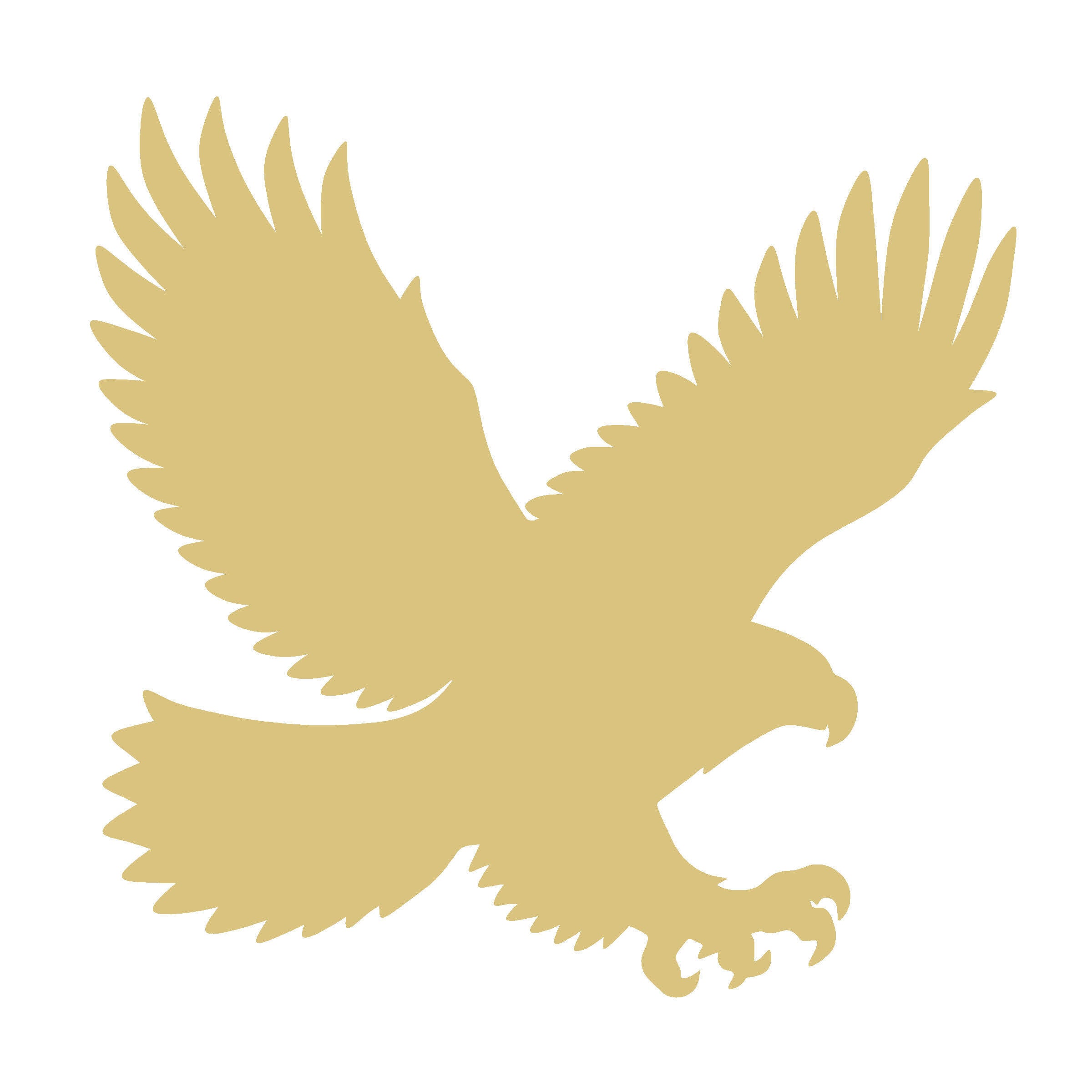 Basic Shape Eagle Unfinished MDF Cutout  Unfinished Craft Blank for DIY Decor & Door Hangers