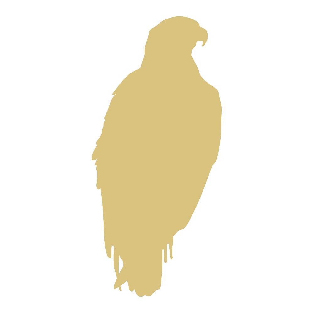 Basic Shape Eagle MDF Cutout Eagle Silhouette Style 7 - Unfinished For DIY
