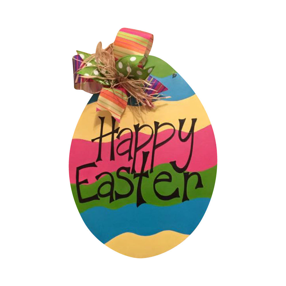 Basic Shape Egg MDF Cutout Silhouette - Unfinished For DIY