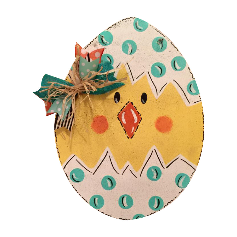 Basic Shape Egg MDF Cutout Silhouette - Unfinished For DIY