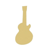 Basic Shape Guitar MDF Cutout Guitar Silhouette - Unfinished For DIY