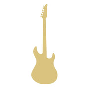 Basic Shape Electric Guitar MDF Cutout Guitar Silhouette - Unfinished For DIY