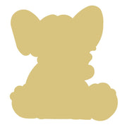 Basic Shape Elephant MDF Cutout Silhouette Style 4 - Unfinished For DIY